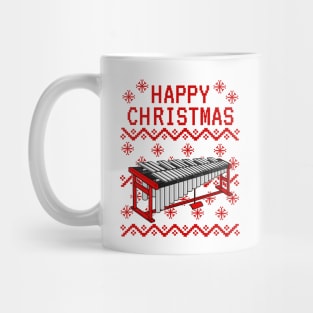 Vibraphone Ugly Christmas Vibraphonist Percussionist Musician Mug